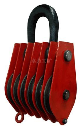 吊環(huán)型六輪滑車，軸套吊環(huán)型六輪滑車，滑車